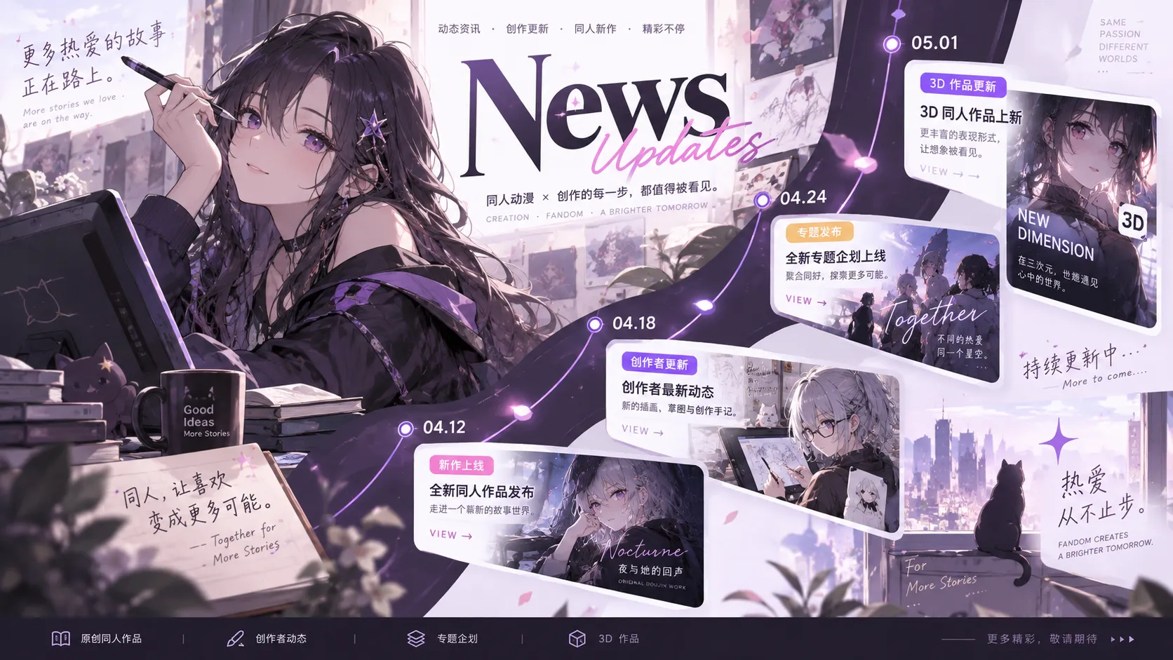 星桥剪影同人动漫主题内容预览