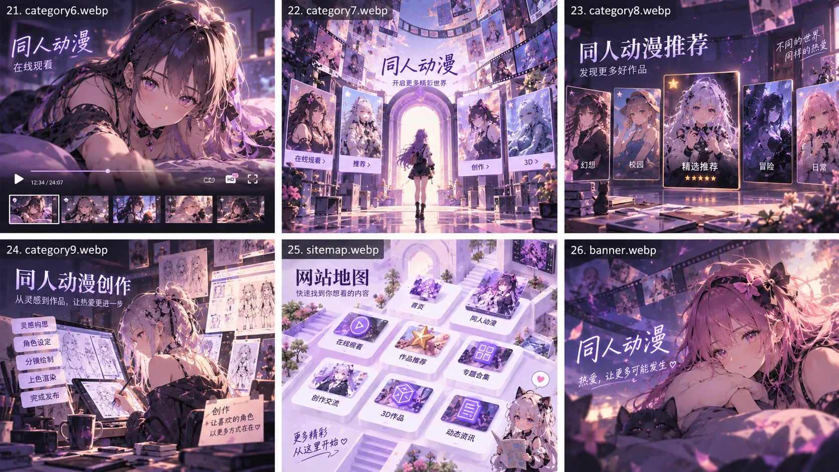 同人动漫网站隐私说明